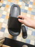 潔麗雅（Grace）拖鞋男士夏季居家用踩屎感eva厚底浴室內洗澡防滑防臭軟彈涼拖鞋 曬單實(shí)拍圖