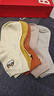 貓人5雙裝女士襪子女秋冬中筒襪棉襪女純色小貓休閑運動(dòng)女式長(cháng)襪均碼 曬單實(shí)拍圖