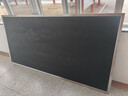 BLINST黑板報黑板銀色不銹鋼邊框雙面黑板2.4*1.2米（不含支架） 曬單實(shí)拍圖