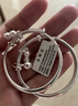 老銀匠s999足銀手鐲百?；ㄉ忚K銀送新生兒寶寶銀手鐲滿(mǎn)月周歲禮物 曬單實(shí)拍圖