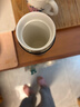 繁季陶瓷內膽保溫杯男女士高檔大容量骨瓷悶泡茶水分離便攜商務(wù)車(chē)載黑 曬單實(shí)拍圖