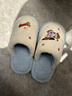 名創(chuàng  )優(yōu)品（MINISO）棉拖鞋女室內居家用秋冬包頭防滑軟底拖鞋男靜音石英粉 38-39 曬單實(shí)拍圖