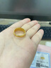 老鳳祥黃金戒指足金999內壁福戒指光面金戒指送婆婆媽媽生日母親節禮物 足金戒指約1.1g   17圈口 曬單實(shí)拍圖
