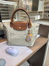 匠心手工坊適用瓏驤短柄小號通用內膽包龍驤托特包longchang杜邦紙防水內膽 曬單實(shí)拍圖