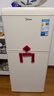 美的（Midea）復古小冰箱迷你小型雙門(mén)家用 冷藏冷凍兩用節能輕音電冰箱 歐式現代家裝網(wǎng)紅顏值款BCD-113MR 曬單實(shí)拍圖