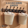 慕亞（MUYA）胡桃木吸盤(pán)門(mén)后掛鉤免打孔強力粘膠壁掛架衣服鉤子帽子收納置物架 曬單實(shí)拍圖