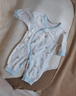 翹腳鴨2件嬰兒衣服新生兒連體衣滿(mǎn)月寶寶爬爬服純棉包屁睡衣百天春秋季 曬單實(shí)拍圖