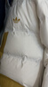 adidas輕薄拒水保暖秋冬通勤穿搭鴨絨羽絨服男女阿迪達斯三葉草   白色(推薦男生選大一碼)   L 曬單實(shí)拍圖