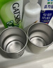 范爺家304不銹鋼漱口杯2個(gè)裝高顏值牙杯情侶洗漱杯子家用宿舍防摔牙具杯 曬單實(shí)拍圖