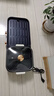 康佳（KONKA）電燒烤爐 烤肉鍋 多功能鴛鴦電火鍋涮烤一體鍋家用烤涮鍋 雙溫控可分離 KSKG-1980-W 曬單實(shí)拍圖