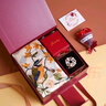 杭絲府絲巾禮盒團購伴手禮圍巾披肩新年送媽媽生日本命年女士禮物 胸針 曬單實(shí)拍圖