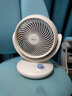 美的（Midea）臺式循環(huán)電風(fēng)扇遙控迷你家用辦公室小巧不占地3D搖頭定時(shí)預約渦輪聚風(fēng)空調伴侶線(xiàn)下同款 店鋪爆款【3D循環(huán)風(fēng) 大廣角立體搖頭】 曬單實(shí)拍圖