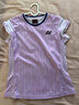 尤尼克斯YONEX羽毛球服國家隊球迷版比賽訓練短袖T恤女20878CR紫粉L 曬單實(shí)拍圖