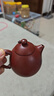 宜興純手工紫砂壺大紅袍單壺老紫泥原礦紫砂茶具家用泡茶壺西施壺 【大紅袍】龍蛋壺230ml 曬單實(shí)拍圖