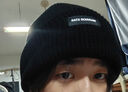 回力毛線(xiàn)帽男士秋冬季包頭保暖針織帽子嘻哈時(shí)尚潮牌顯臉小冷帽百搭 黑色 均碼 曬單實(shí)拍圖