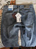 HLA海瀾之家牛仔九分褲男26山不在高系列微彈褲子夏季 曬單實(shí)拍圖