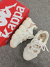 卡帕（Kappa）背靠背運動(dòng)鞋女2026新款休閑厚底老爹鞋情侶復古面包鞋K0F85MC66 冬日白/玫瑰金-0106 39 曬單實(shí)拍圖