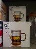 玉蘭香加厚耐高溫玻璃泡茶壺家用沖茶器過(guò)濾內膽茶具小號紅茶泡功夫茶具綠茶泡 透明把480ML 曬單實(shí)拍圖