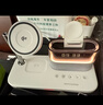 aresh無(wú)線(xiàn)充電器三合一多功能適用蘋(píng)果17/16/15磁吸MagSafe耳機apple watch S11手表支架iphone12ProMax 黑色【QI2認證+時(shí)鐘+鬧鐘+夜燈】配充電頭套裝 曬單實(shí)拍圖