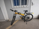 EROADE伊諾德折疊山地自行車(chē)男成人青少年學(xué)生超輕便攜鋁合金越野變速車(chē) 黃色【宙馬X4】shimano雙油碟 27.5寸-適合身高170-185cm 24速 曬單實(shí)拍圖