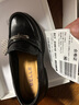 百麗（Belle）復古抓皺牛皮樂(lè )福鞋女2026春新商場(chǎng)同款質(zhì)感JK樂(lè )福鞋E9M1DAA6 黑色 36 (230mm) 曬單實(shí)拍圖