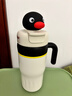 野獸派家居（tbh）Pingu吸管造型保溫杯運動(dòng)水壺水杯不銹鋼保冷杯保溫杯送人禮物 曬單實(shí)拍圖