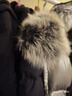 Teenie Weenie【三防羽絨服】小熊女裝冬季狐貍毛領(lǐng)長(cháng)款基礎款外套 黑色 S (160) 曬單實(shí)拍圖