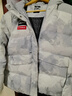 安踏（ANTA）冰甲羽絨 加厚防潑水連帽羽絨服女冬季90絨保暖面包服162447904 雪花白/滿(mǎn)地印-6 M /女165 曬單實(shí)拍圖