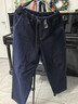 蓋璞男裝春季款棉質(zhì)搭扣松緊挺括無(wú)彈中腰錐形牛仔褲長(cháng)褲720852 曬單實(shí)拍圖