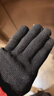 匹克冬季保暖手套防寒針織毛線(xiàn)手套戶(hù)外騎行電動(dòng)車(chē)防滑可觸屏棉手套黑 曬單實(shí)拍圖