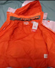 鴨鴨童裝兒童羽絨服休閑寬松新款男女童中長(cháng)款連帽免洗外套 白橙色 160 曬單實(shí)拍圖