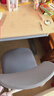 京東京造兒童書(shū)桌學(xué)習桌椅寫(xiě)字桌【進(jìn)口實(shí)木小戶(hù)型手搖升降】80cm莫蘭迪藍 曬單實(shí)拍圖