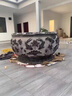 爵初石雕魚(yú)缸花盆天然花崗巖石頭魚(yú)缸戶(hù)外養魚(yú)種花大水缸庭院門(mén)海石缸 B款芝麻白材質(zhì) 直徑100厘米 曬單實(shí)拍圖