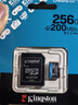金士頓（Kingston）256GB TF（MicroSD）存儲卡 內存卡U3 V30 A2 4K適配大疆Pocket 3/Action 5/無(wú)人機/運動(dòng)相機/監控 曬單實(shí)拍圖