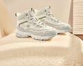 斯凱奇（Skechers）貝殼熊女鞋百搭高幫女靴厚底增高老爹鞋戶(hù)外運動(dòng)鞋168026 曬單實(shí)拍圖