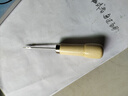 納鞋底錐針 上鞋縫包勾線(xiàn)錐子 不銹鋼尖孔針修鞋補鞋工具 帶孔針 實(shí)心木柄【鉤錐】1個(gè) 無(wú)規格 曬單實(shí)拍圖