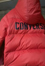 Converse匡威兒童裝三防羽絨服冬季男女中大童加絨加厚短款外套紅色拜年服 匡威紅 150 /72 【建議身高140-152cm】 曬單實(shí)拍圖