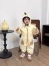 G.duck小黃鴨嬰兒衣服春秋裝新生兒連體衣男寶寶哈衣爬服卡通連帽外出服 淺黃色 73cm 建議3-6個(gè)月12-16斤CM 曬單實(shí)拍圖