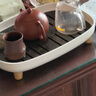 CCKO茶盤(pán) 茶具托盤(pán)茶臺茶托功夫茶盤(pán)配件 儲水式小茶盤(pán)帶排水瀝水盤(pán) 大號瀝水托盤(pán) 曬單實(shí)拍圖
