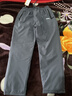 JEEP吉普休閑褲男秋冬棉褲加絨加厚保暖直筒長(cháng)褲 灰色平腳 XL 曬單實(shí)拍圖