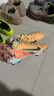 耐克刺客系列姆巴佩男女低幫MG足球鞋冬釘鞋NIKE VAPOR 16 FQ8377 801淺甜瓜橙/孔雀藍/伊格魯藍 42.5 曬單實(shí)拍圖