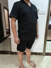 貓人男士睡衣男夏季2026新款純棉透氣短袖開(kāi)衫大碼男士輕奢家居服套裝 曬單實(shí)拍圖