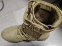 3514作戰靴男訓練鞋高幫戰術(shù)靴側拉鏈男靴新式棕色戶(hù)外沙漠靴 棕色 43 曬單實(shí)拍圖