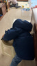 戴維貝拉（DAVE＆BELLA）童裝幼兒外衣保暖男童羽絨服兒童冬裝幼童衣服寶寶羽絨衣男孩上衣 藏青色-N 110 cm（建議身高100-110cm） 曬單實(shí)拍圖