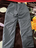 JEEP吉普休閑褲男秋冬棉褲加絨加厚保暖直筒長(cháng)褲 灰色平腳 XL 曬單實(shí)拍圖