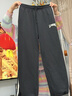 李寧衛褲直筒運動(dòng)褲男女同款寬松休閑長(cháng)褲AKLU867 曬單實(shí)拍圖