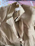 UR冬季新款女裝休閑琥珀流光風(fēng)飄帶風(fēng)衣外套UYL150130 淺卡其 M 曬單實(shí)拍圖