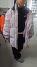 笛莎（DEESHA）童裝女童羽絨服2025冬季新款兒童中長(cháng)款連帽羽絨服中大童外套保暖 夢(mèng)幻紫 140 【充絨量：144g】 曬單實(shí)拍圖
