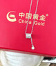 中國黃金（CHINA GOLD）足銀馬年限定小蠻腰項鏈女款生肖馬吊墜情人節生日禮物送女友老婆 足銀馬年限定小蠻腰項鏈 曬單實(shí)拍圖