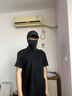 JEEP防曬面罩騎行防紫外線(xiàn)冰絲脖套面巾圍脖頭套男薄魔術(shù)頭巾女 黑色 曬單實(shí)拍圖
